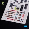 KELIK K72088 AMX-T interior 3D decals for Italeri kit 1/72